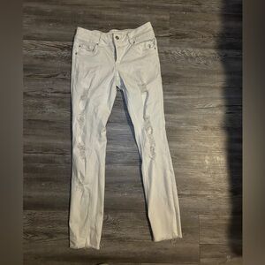Refuge Cream Skinny Jeans